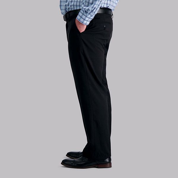 Haggar® Premium Comfort Böyük Ölçülü Düz Kesim Düz Ön Klassik Şalvar