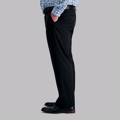 Haggar® Premium Comfort Böyük Ölçülü Düz Kesim Düz Ön Klassik Şalvar