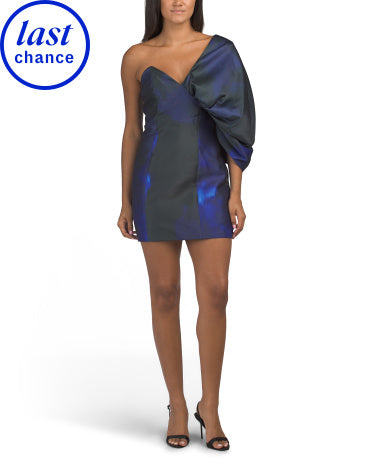 BCBGMAXAZRIA Böyük Qollu Mini Geyim