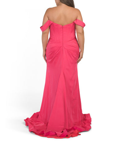 JOVANI Corset Bodice Gown