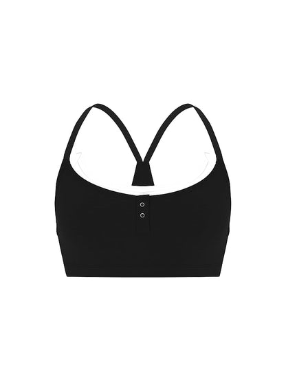 PINK All-Day Cotton™ Double Up Henley Bra