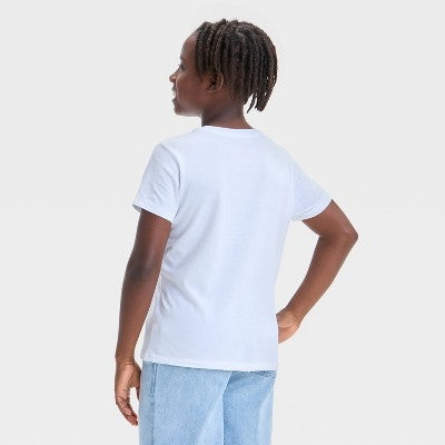 Cat & Jack Oğlan Qısa Tətəkli Köynəyi Off-White M