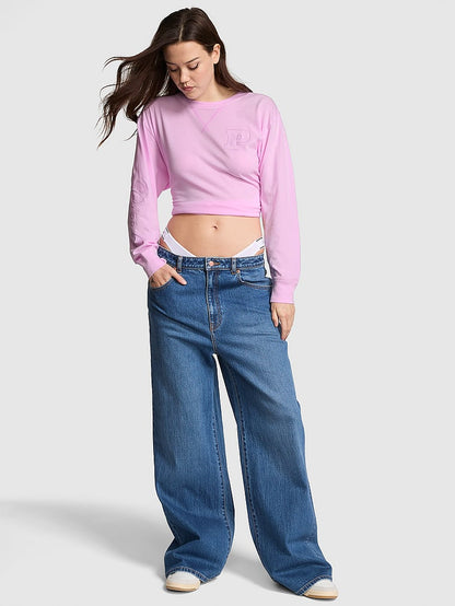 PINK Campus Cotton™ Uzun Qollu Köynək
