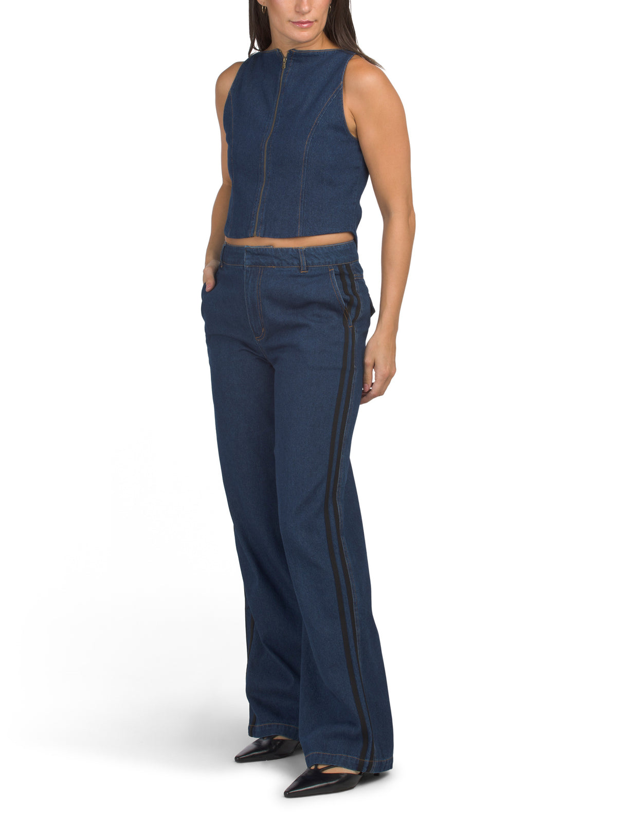 2 Parçalı Tank Top və Şalvar Dəsti