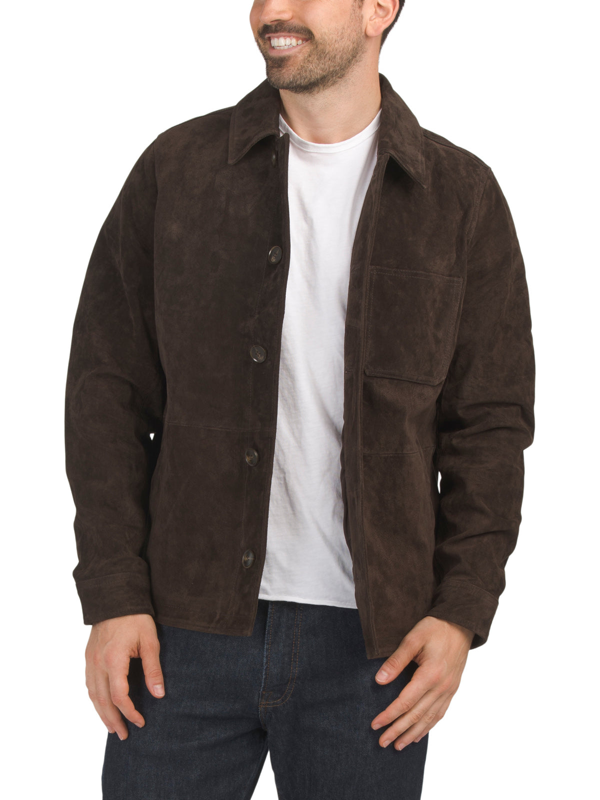 Suede Barn Jacket Dəri Gödəkçə