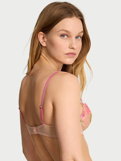 Victoria's Secret Sweet Melody Embroidery Lightly Lined Demi Bra