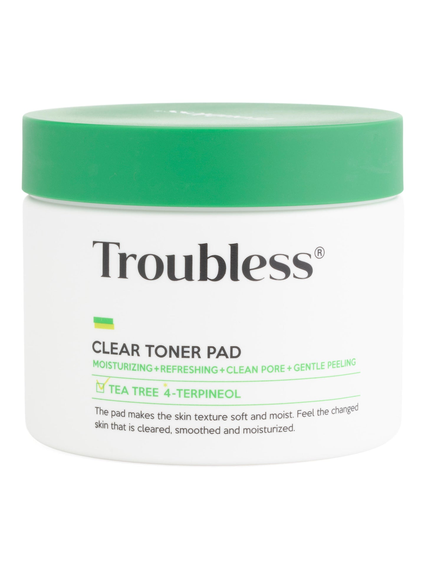 TROUBLESS Koreya Təhsili 60ct Toner Pedi