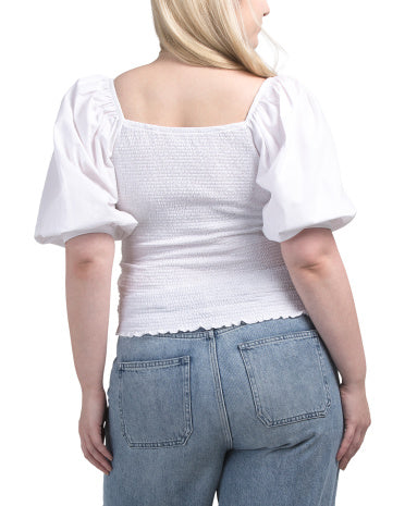 NATION Pima Cotton Marie Lou Qadın Bluzka
