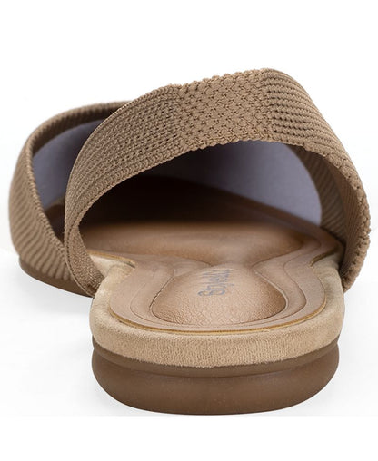 Style &amp; Co Qadın Tovaaa Slingback Düz Ayaqqabısı