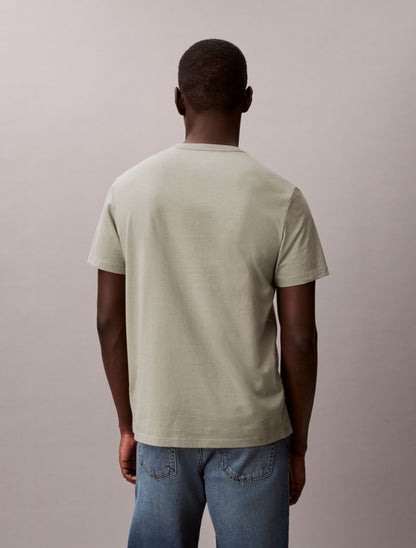 Calvin Klein New York Script Logo Qrafik Klassik T-Shirt