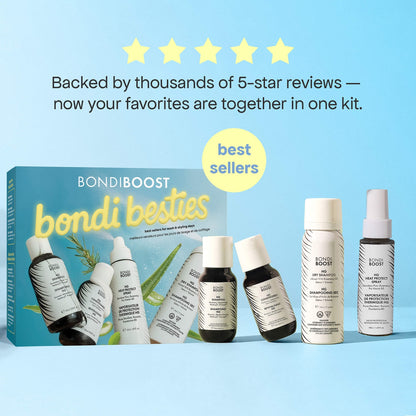BondiBoost Mini HG Şampun və Saç Balzamı Seti İncə Saçlar üçün