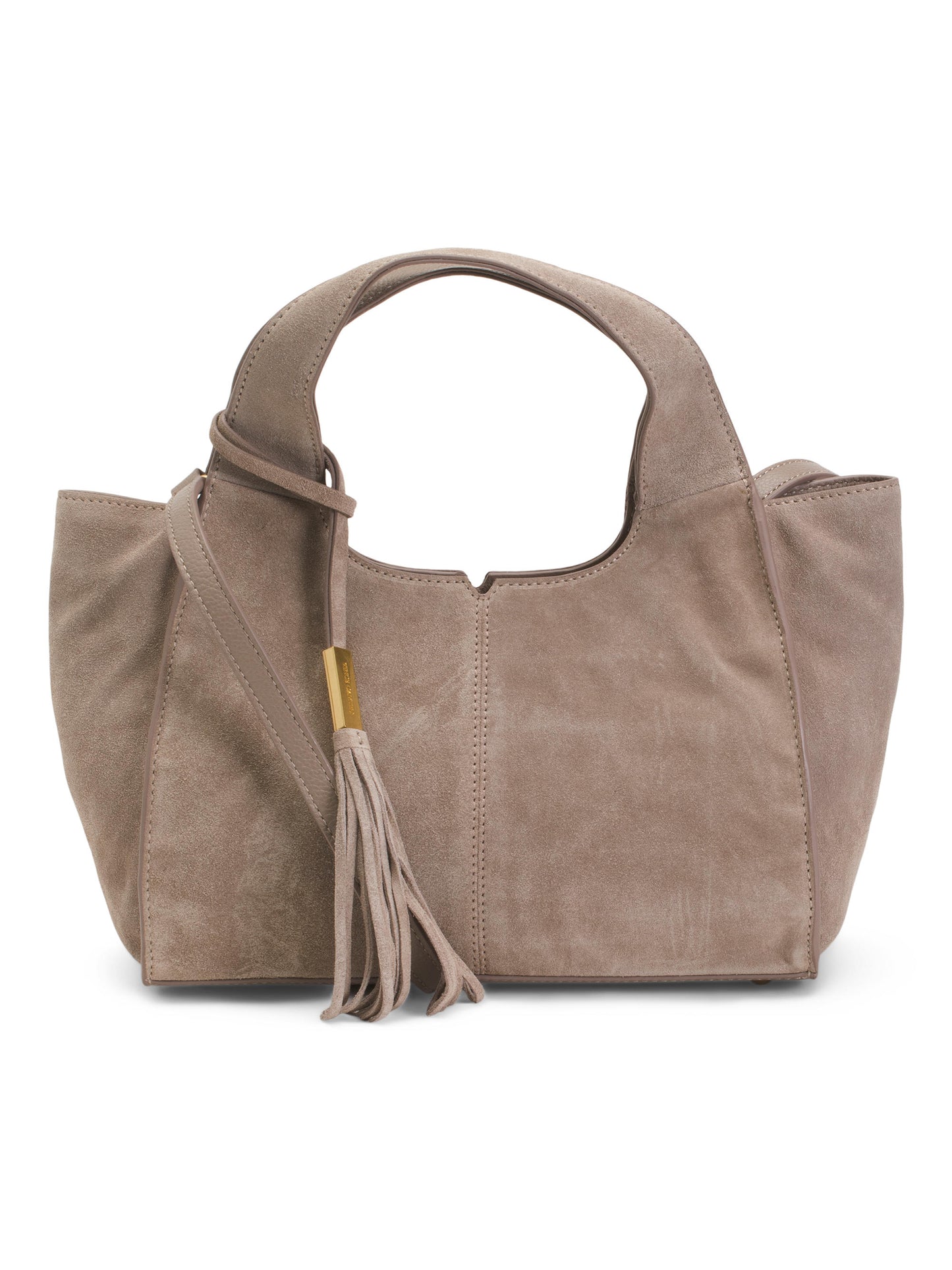 VINCE CAMUTO Suede Aleah Çantası Çiyin Kayışları ilə