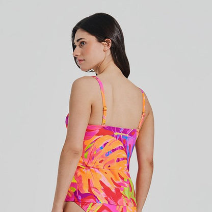 Freshwater Qadın Molded Cup Twist Tankini Üzgüçülük Üstü