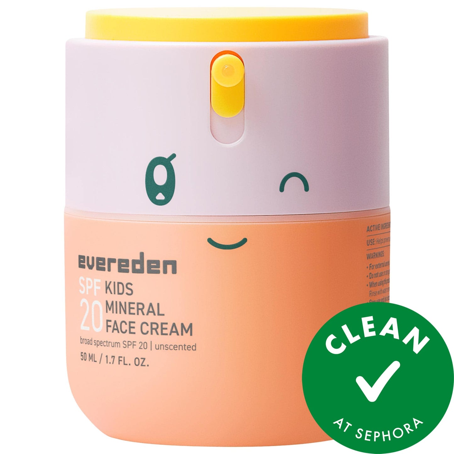 Evereden Uşaq 2-in-1 Mineral Üz Kremi və Günəş Kremi SPF20