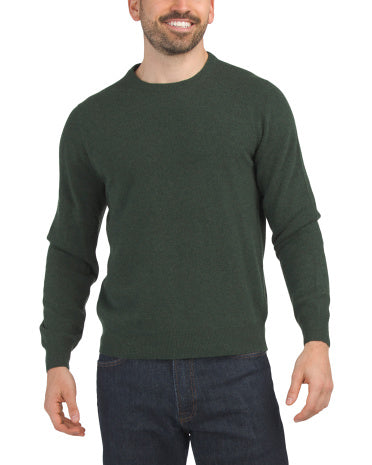 Merino Yun və Kaşmir Qarışığı Bütün Üzərində Tricot Sweater