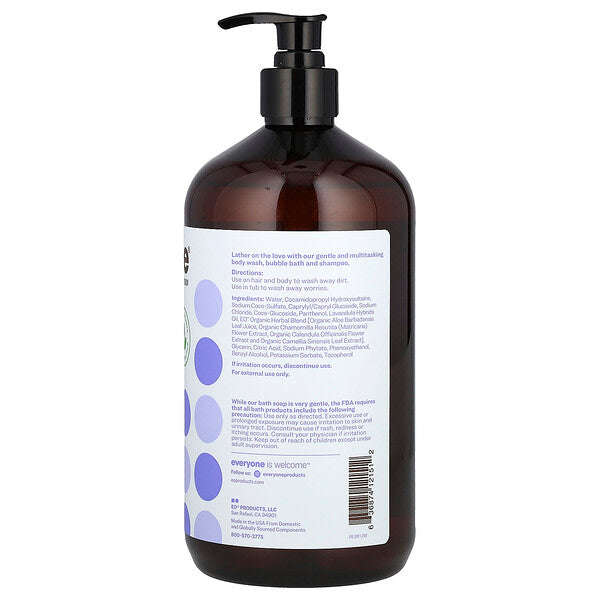 Herkes 3-ü-1 Sabun Lavanda Aloe 32 Fl Oz 946 Ml YoxYox