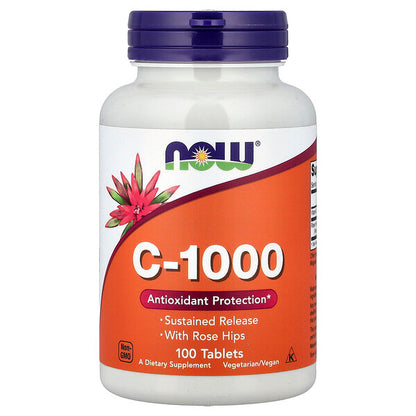 Now Foods C 1000 Tərəvəz Səhərçiçəyi 100 Tablet