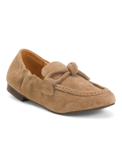 CHOCOLAT BLU Suede Anya Scrunch Loafers