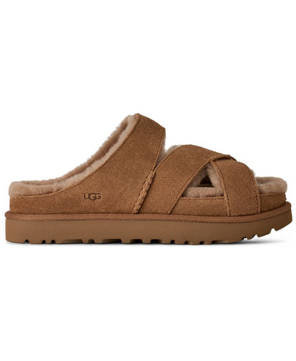 UGG Qadın Greenport Çapraz Kəmər Açıq Burun Sürüşən Sandal