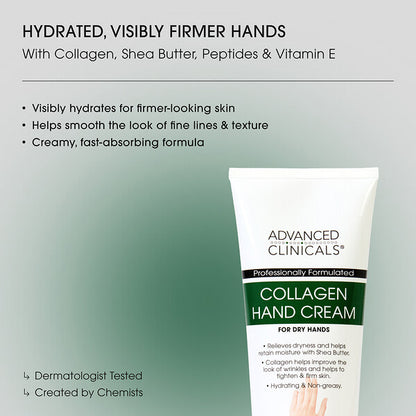 Advanced Clinicals Kollagen Əl Kremi 8 Fl Oz 237 Ml