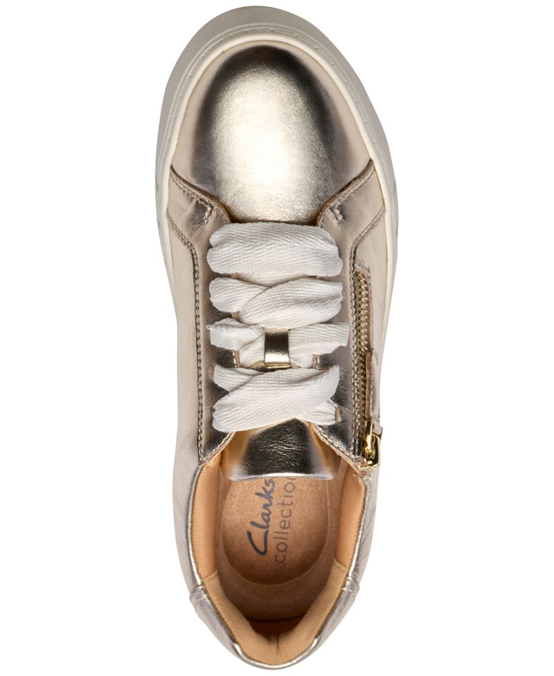 Clarks Qadın Mykah Joy Yuvarlaq Burun Krossovkası