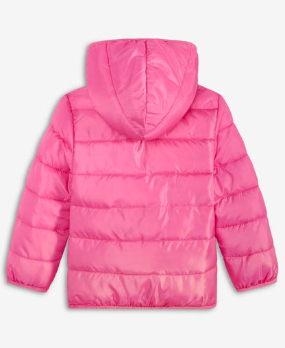 Epic Threads Uşaq Qız 2T-4T Gülümsəmə Yüngül Packable Huddi Gödəkçə