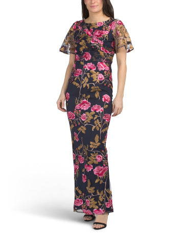 JS COLLECTIONS Kristine Çiçəkli Sutun Geyimi