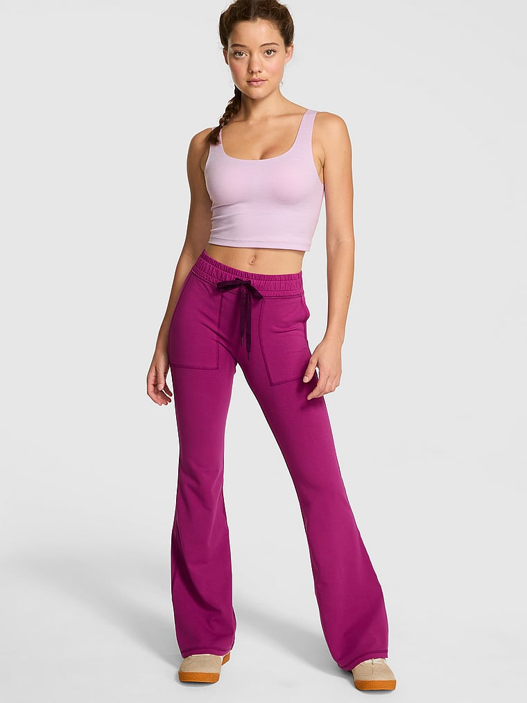 PINK All-Day Cotton™ Cib Flare Legginsləri
