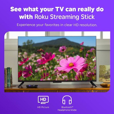 Roku Streaming Stick 2025 HD Roku Streaming Cihazı Səs Uzaqdan İdarəetmə ilə