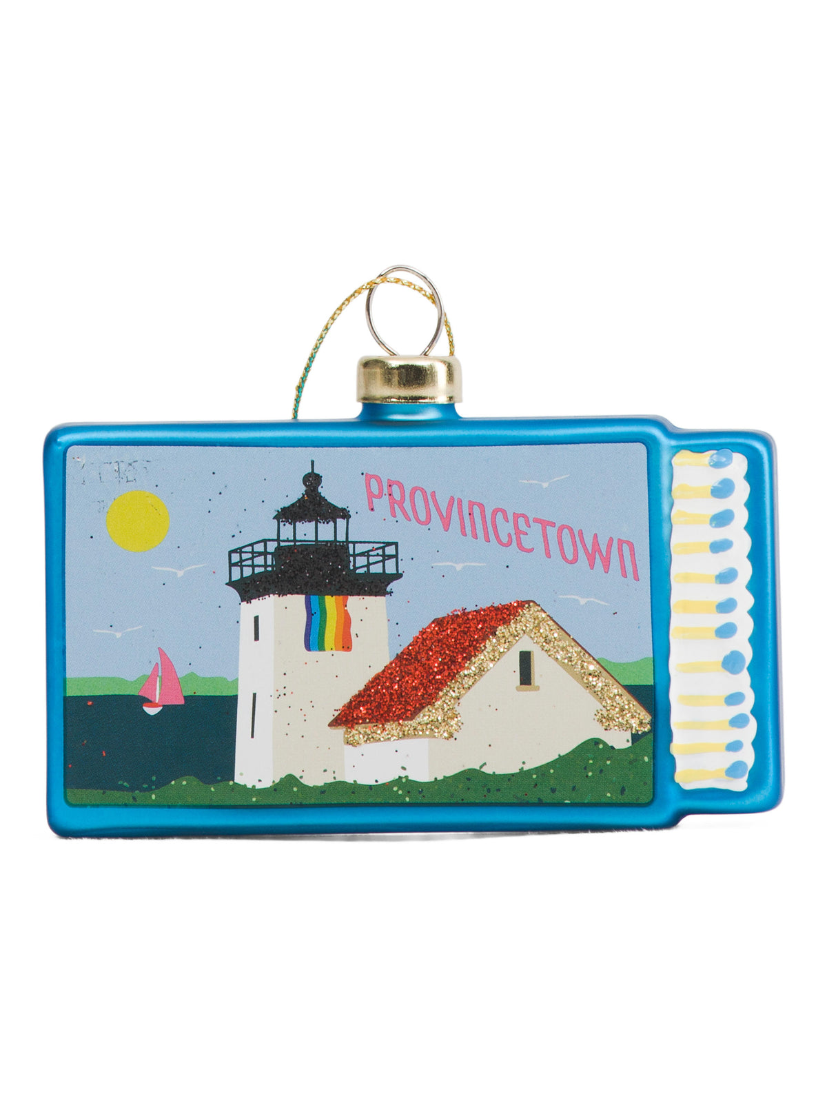 FURBISH STUDIO Provincetown Matchbook Ornament