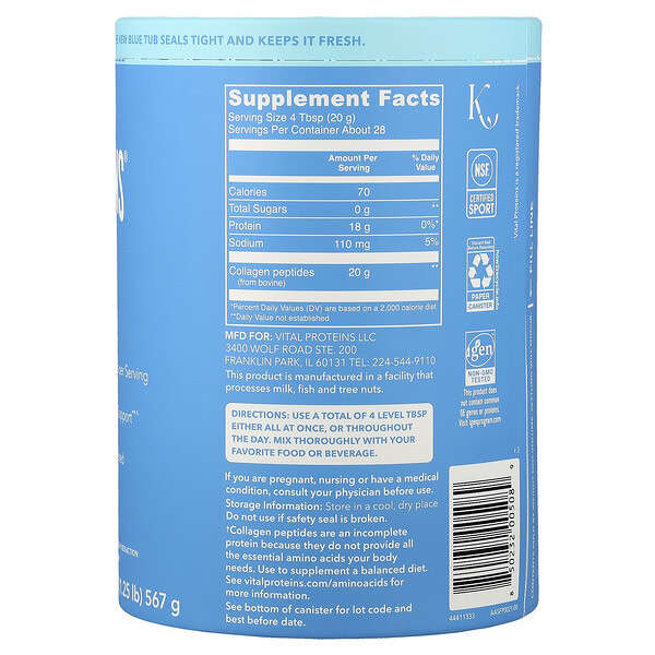 Vital Proteins Kollagen Peptidləri Adsız 20 Oz 567 Q YoxYox