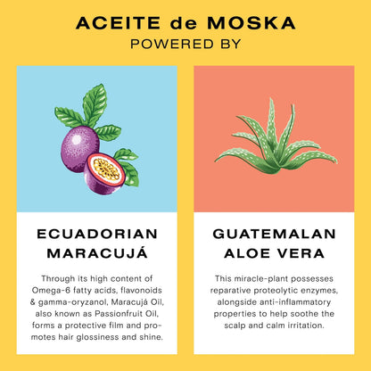 Ceremonia Aceite de Moska Şampondan Əvvəl Saç Və Dəri Yağı
