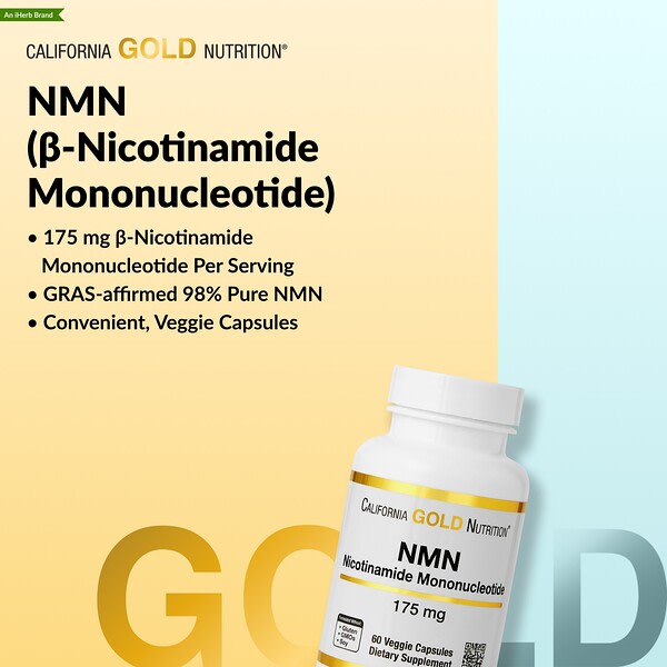 California Gold Nutrition NMN 175 mg 60 Bitki Kapsulu