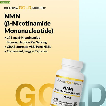 California Gold Nutrition NMN 175 mg 60 Bitki Kapsulu