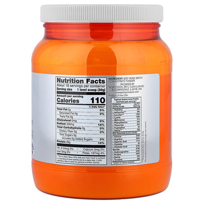 Now Foods Sports Beef Bone Broth Protein Tozu 544 G