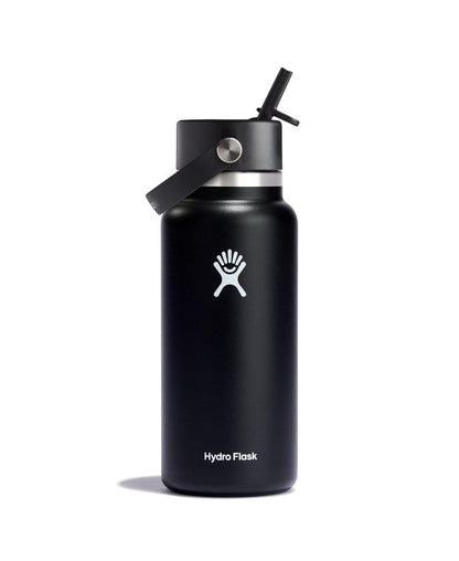 Hydro Flask 32 oz. Geniş Ağız Flex Saman Qapağı ilə Su Şişəsi