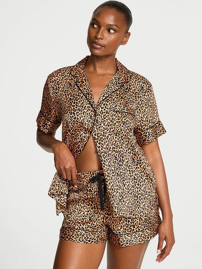 Victoria's Secret Signature Atlasa Qısa Pijama Dəsti