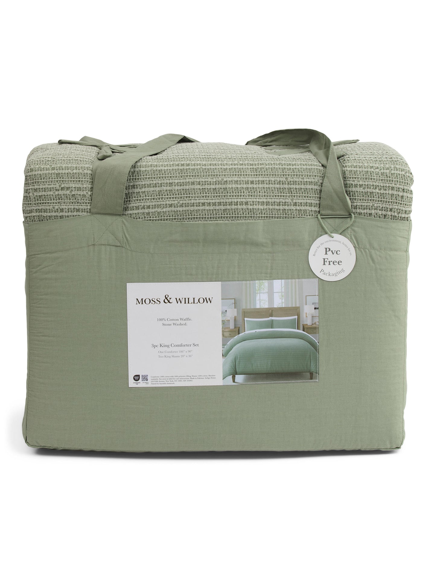MOSS & WILLOW Toxumalı Vafli Yorğan Dəsti