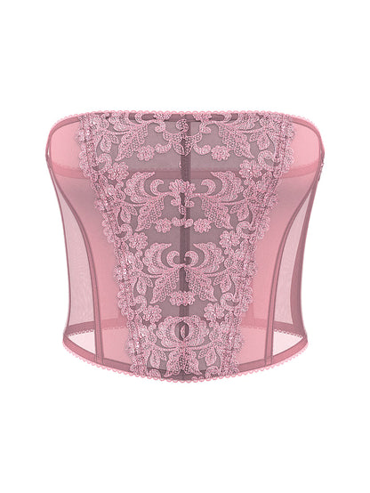 Victoria's Secret Vintage Blossom Strapless Corset Top