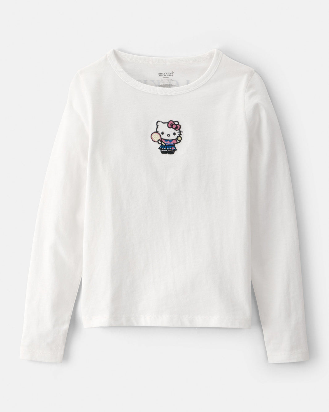 OshKosh B'gosh Qız Hello Kitty® Uzun Tərəfli Köynək - Ağ