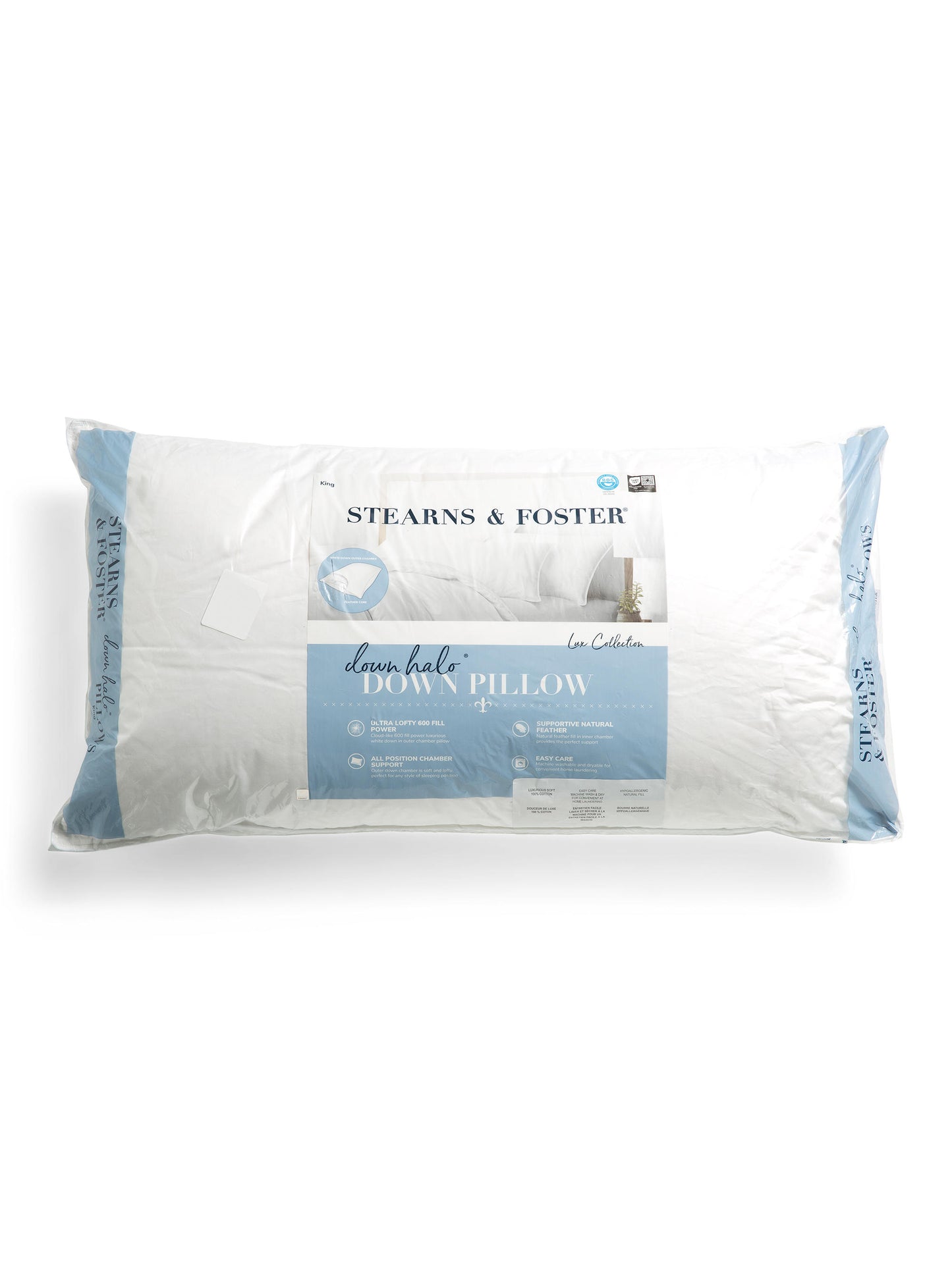 STEARNS & FOSTER King Aşağı Doldurulmuş Yastıq