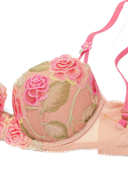 Victoria's Secret Sweet Melody Embroidery Lightly Lined Demi Bra