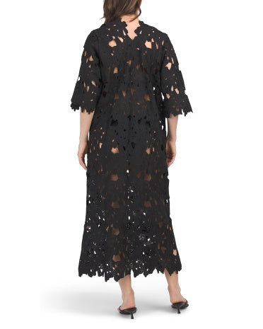 COLORBROOK Tam Dantel Üstü Kaftan