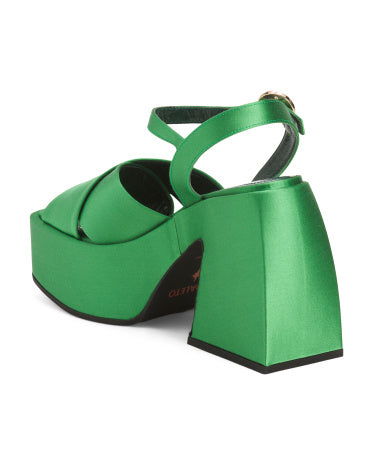 NODALETO Made In Portugal Bulla Joni Platformalı Sandal