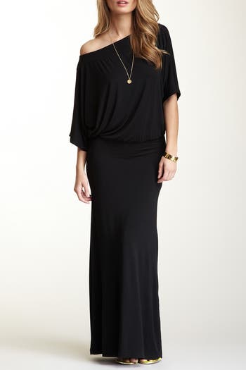 GO COUTURE Dolman Qollu Maksi Geyim