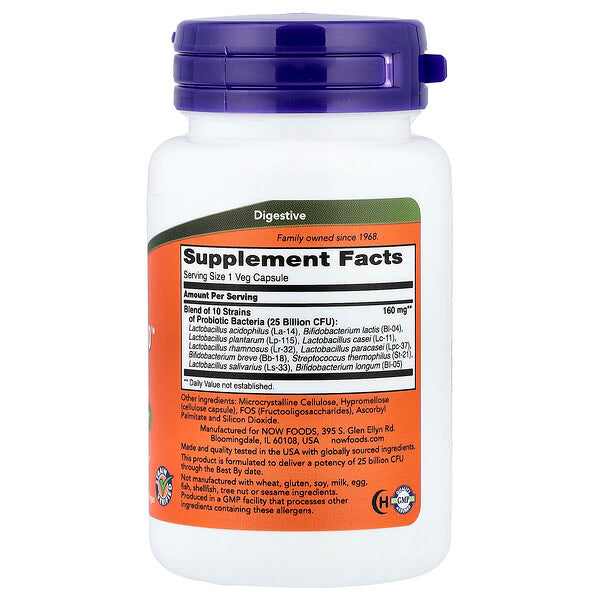 Now Foods Probiotic 10 25 Milyard 50 Vegetasyon Kapsulu