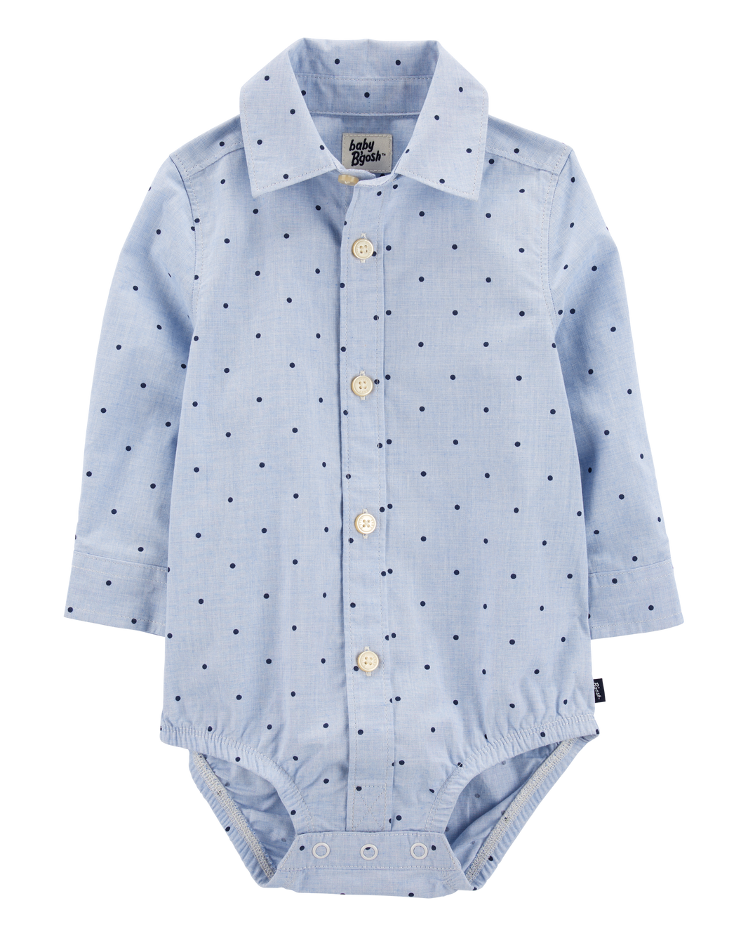 OshKosh B'gosh Uşaq Oğlan Nöqtəli Düyməli Bodysuit