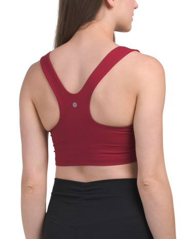 HARMONY &amp; BALANCE Kvadrat Yaxası Racerback Büstiyalı Top