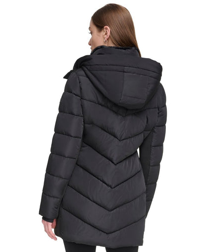 Calvin Klein Qadın Kapüşonlu Palto
