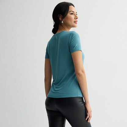 Nine West Qadın Essential Crewneck Köynəyi